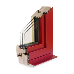 Menuiserie mixte bois/aluminium UNI 8 version passive