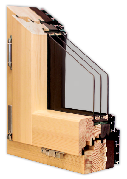 UNI 8 passive bois avec un capotage aluminium