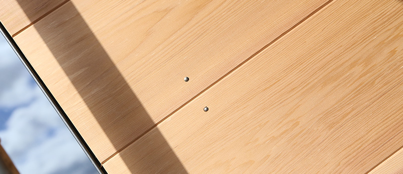 Bardage bois et enduits extérieurs