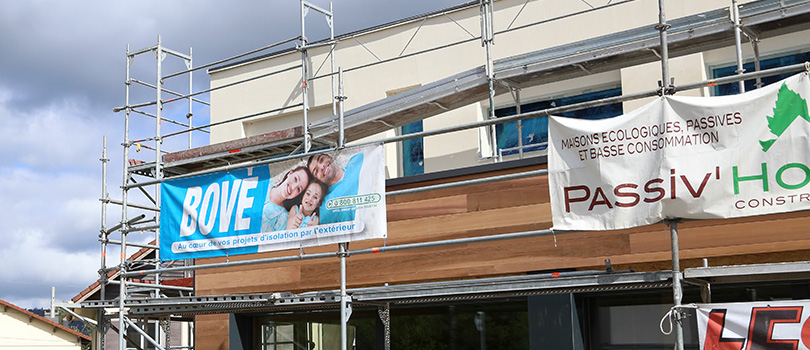 Bardage bois et enduits extérieurs